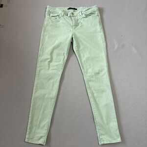 Joes Jean Women Ultra Slim Fit Jeans Mint Green Size 31 29” Inseam